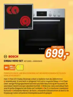 Expert BOSCH EINBAU-HERD-SET Angebot