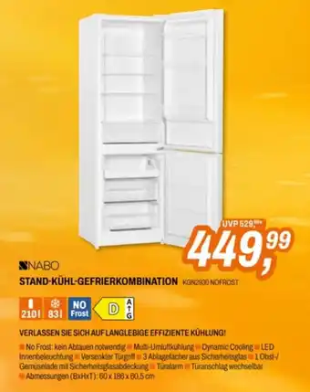 Expert NABO STAND-KÜHL-GEFRIERKOMBINATION Angebot