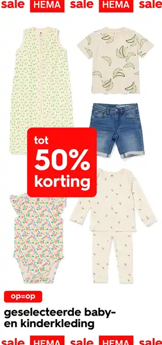 HEMA geselecteerde baby- en kinderkleding Angebot
