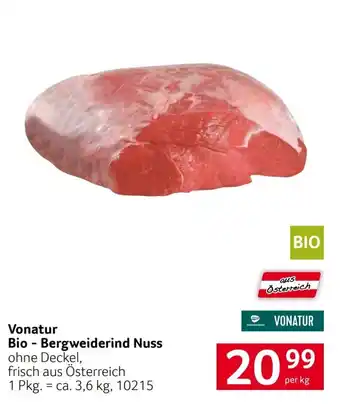 Vonatur Bio - Bergweiderind Nuss