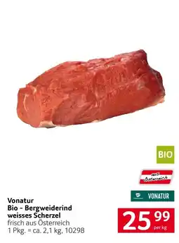 Transgourmet Vonatur Bio - Bergweiderind weisses Scherzel Angebot