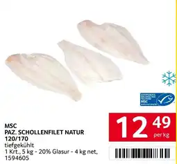 Transgourmet MSC Schollenfilet Natur Angebot