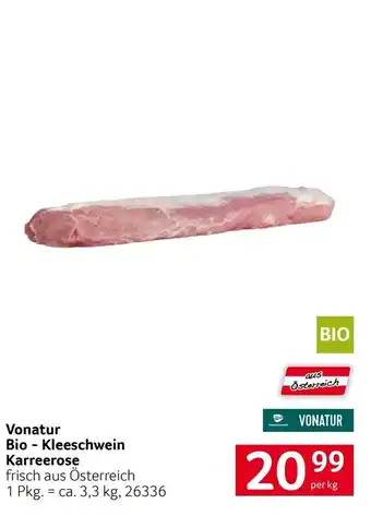Vonatur Bio - Kleeschwein Karreerose