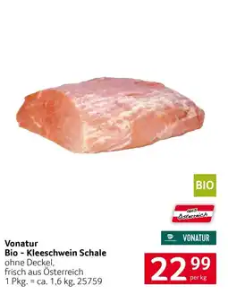 Transgourmet Vonatur Bio - Kleeschwein Schale Angebot