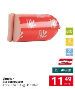 Transgourmet Vonatur Bio Extrawurst Angebot