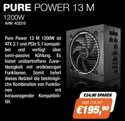 e-tec Pure Power 13 M 1200W Angebot