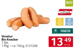 Transgourmet Vonatur Bio Knacker Angebot