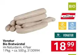 Transgourmet Vonatur Bio Bratwürstel Angebot