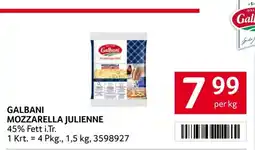 Transgourmet Galbani Mozzarella Julienne Angebot