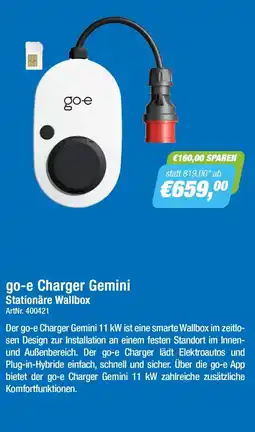 e-tec go-e Charger Gemini Stationäre Wallbox Angebot