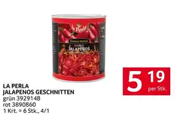 Transgourmet La Perla Jalapenos geschnitten Angebot