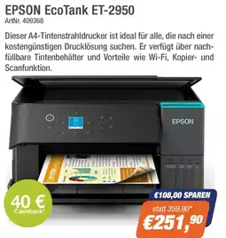 e-tec EPSON EcoTank ET-2950 Angebot