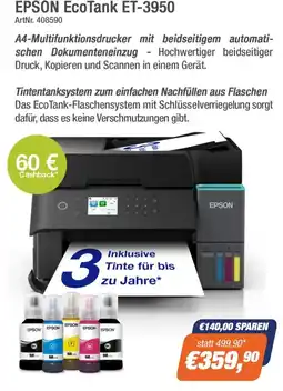 e-tec EPSON EcoTank ET-3950 Angebot