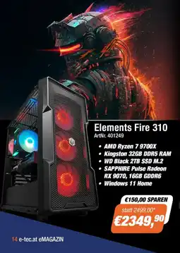 e-tec Elements Fire 310 Angebot