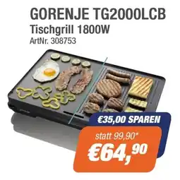 e-tec Gorenje Tischgrill Angebot