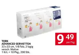 Transgourmet TORK ADVANCED SERVIETTEN Angebot