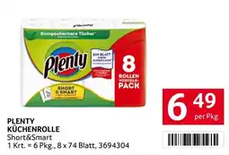 Transgourmet Plenty Küchenrolle Short&Smart Angebot