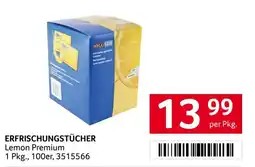 Transgourmet HYGO STAR Erfrischungstücher Lemon Premium Angebot