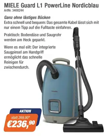 e-tec MIELE Guard L1 PowerLine Nordicblau Angebot
