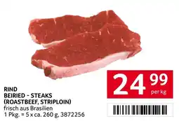 Transgourmet Rind Beiried - Steaks (Roastbeef, Striploin) Angebot