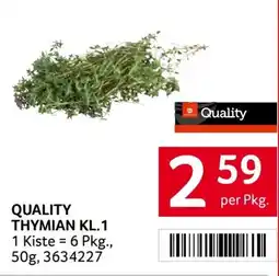 Transgourmet Quality Thymian Angebot