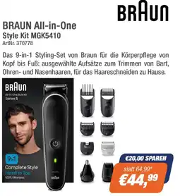 e-tec BRAUN All-in-One Style Kit MGK5410 Angebot