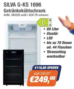 e-tec SILVA G-KS 1696 Getränkekuhlschrank Angebot
