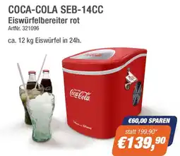 e-tec Coca-Cola SEB-14CC Eiswürfelbereiter rot Angebot