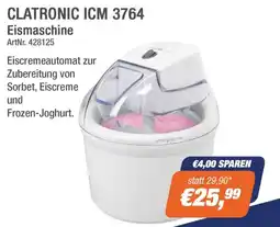 e-tec Clatronic ICM 3764 Eismaschine Angebot