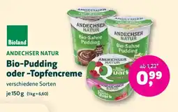 Denn's Biomarkt Andechser Natur Bio-Pudding oder -Topfencreme Angebot