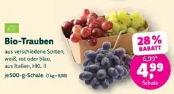 Denn's Biomarkt Bio-Trauben Angebot