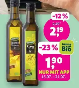 Denn's Biomarkt denns Bio Rapsöl Angebot