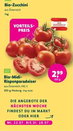 Denn's Biomarkt Bio-Midi-Rispenparadeiser Angebot