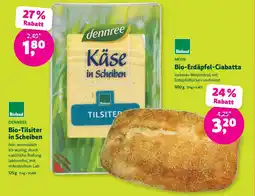 Denn's Biomarkt Dennree Bio-Tilsiter in Scheiben Angebot