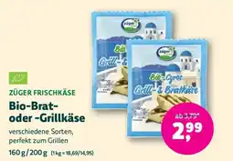 Denn's Biomarkt Züger Bio-Brat- oder -Grillkäse Angebot