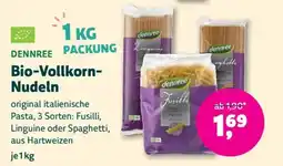 Denn's Biomarkt Dennree Bio-Vollkorn-Nudeln Angebot