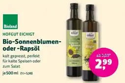 Denn's Biomarkt Hofgut Eichigt Bio-Sonnenblumen- oder -Rapsöl Angebot