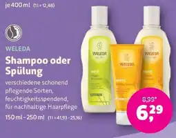 Denn's Biomarkt Weleda Shampoo oder Spülung Angebot