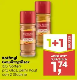 ADEG Kotányi Gewürzgläser Angebot