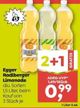 ADEG Egger Radlberger Limonade Angebot
