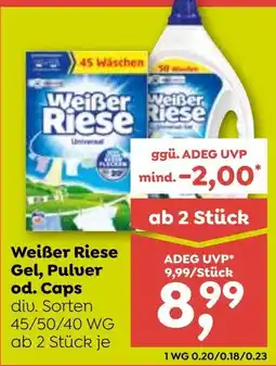 ADEG Weißer Riese Gel, Pulver od. Caps Angebot
