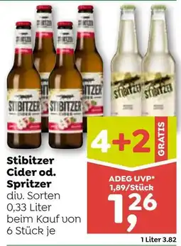 ADEG Stibitzer Cider od. Spritzer Angebot