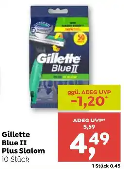 ADEG Gillette Blue II Plus Slalom Angebot