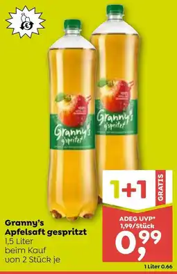 ADEG Granny's Apfelsaft gespritzt Angebot