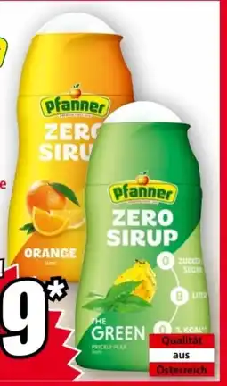 Norma Pfanner Zero Sirup Orange Angebot