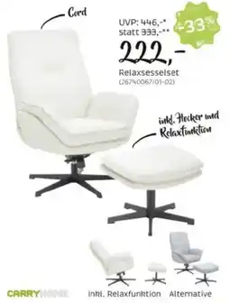 XXXLutz Cord Relaxsesselset Angebot
