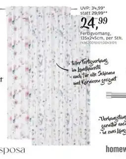 XXXLutz Fertigvorhang sposa Angebot