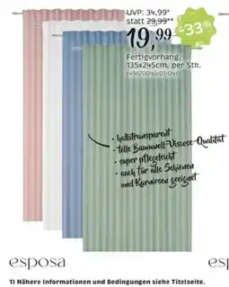 XXXLutz Fertigvorhang esposo Angebot