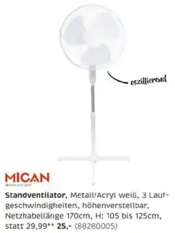 XXXLutz Mican Standventilator Angebot