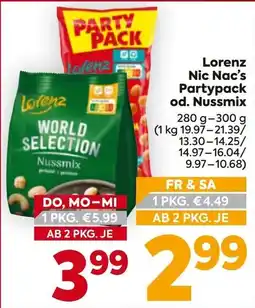 Billa Lorenz Nic Nac's Partypack Angebot